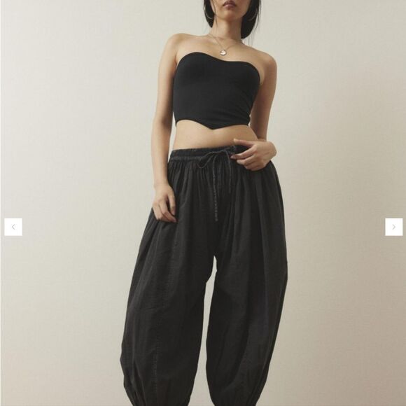 NWT black  Billowy Out From Under balloon pants harem pants size S - Picture 4 of 11